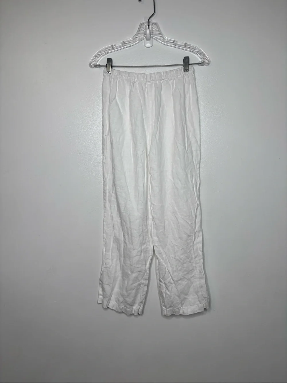 Reformation Olina Linen Short Pant Small Petite White